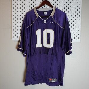 Vintage Nike Washington Huskies Football Jersey‎ #10 Purple XL